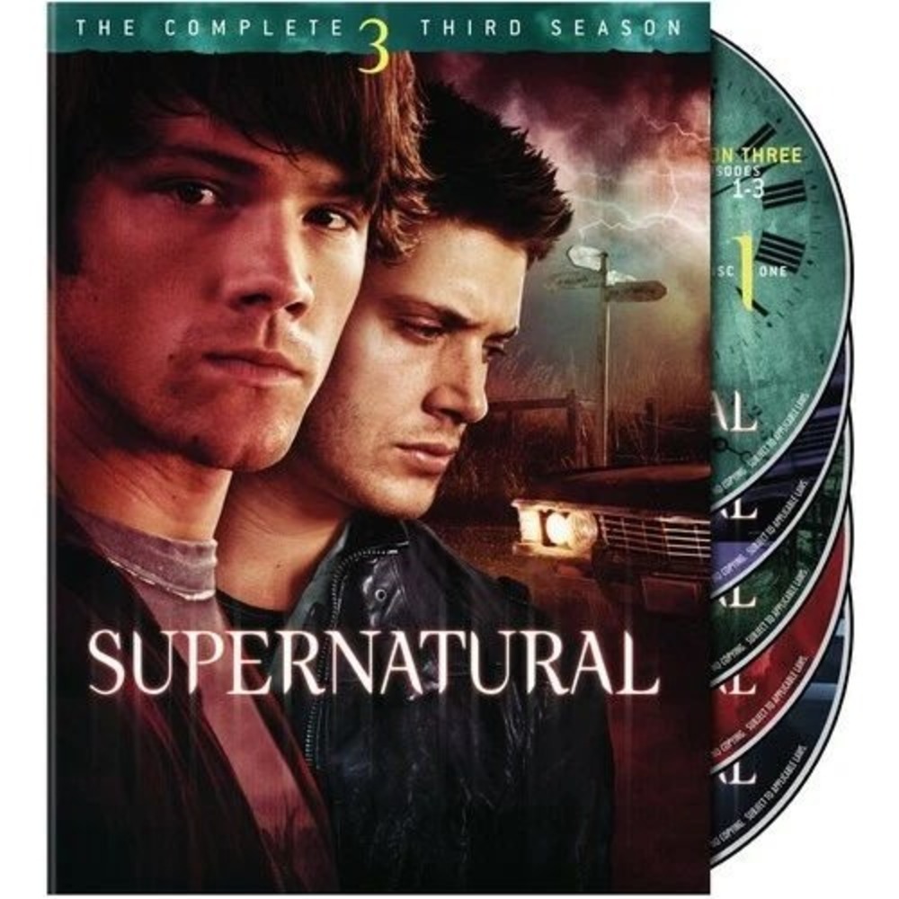Supernatural The Complete Third Season 3 DVD Set Warner Home Video Winchester